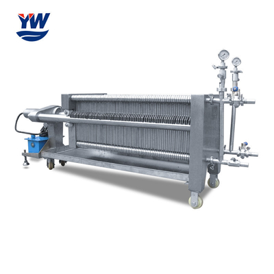 Jarabe industrial Mini Oil Filter Press Machine de la prensa de filtro de la presión para Juice Wine