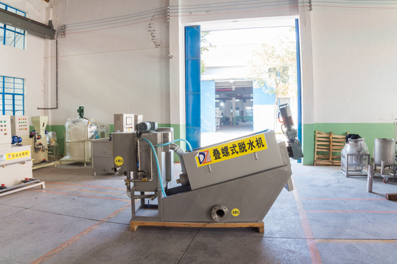 Máquina de desecación del barro del filtro de la prensa de tornillo para los repuestos de la prensa de filtro del tratamiento de aguas residuales
