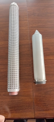 Titanio de acero inoxidable Rod Filter Cartridge repuestos de la prensa de filtro del gas de agua de 0,22 micrones