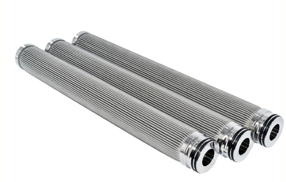 El filtro sinterizado 5 micrones Ss316L del níquel metal perforó el medios elemento filtrante poroso