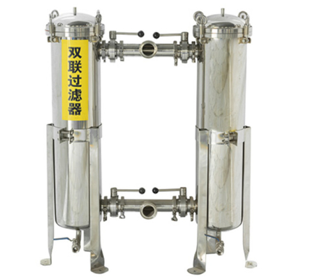 transferencia a dos caras de acero inoxidable Decontaminator del agua del tubo sanitario del tamiz del filtro 35t/h