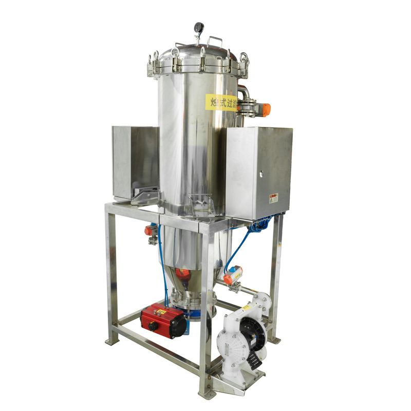 316 Ss Candle Filter Equipment Food Industry Automatic