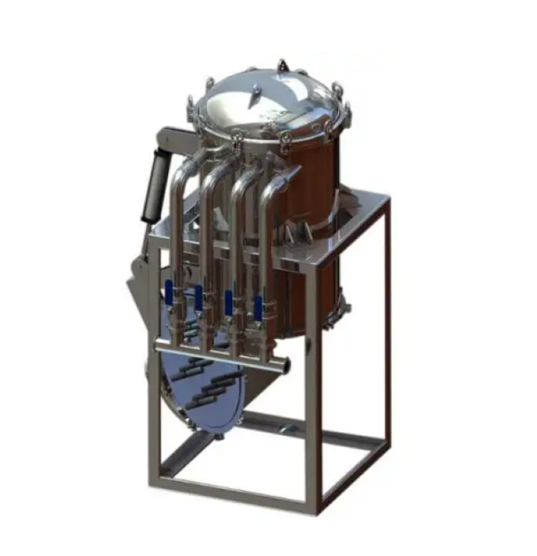 Vertical Candle Type Filter Pharmaceutical Industry Automatic Ss304