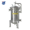 Alto tratamiento de aguas líquido industrial del cárter del filtro de bolso del flujo 304ss